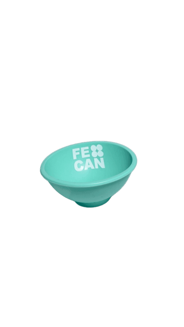 Cuia de Silicone FECAN Ciano
