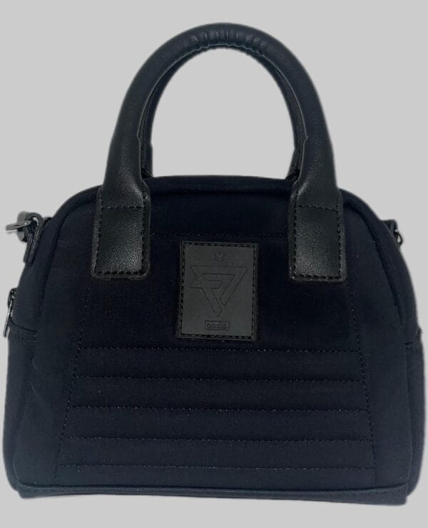 Shoulder Bag Preta F7 Cannabis Elegance